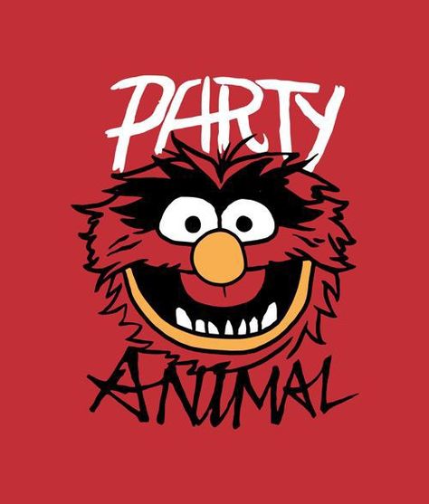 Animal Muppet Birthday Party, Muppets Birthday, Animal Muppets, The Muppets Characters, Muppets Animal, Animal Muppet, Muppets Party, Electric Mayhem, Animal T Shirt