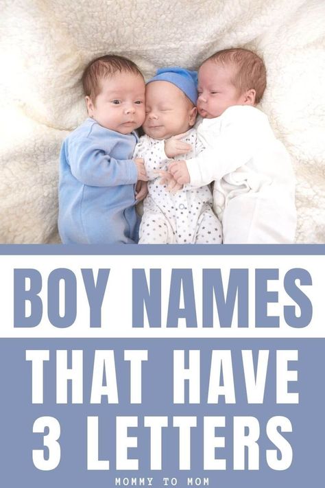 Traditional Names, Triplet Babies, Meaningful Names, Baby Name List, Unique Baby Names, 3 Letter, Mom Help, Baby Boy Names, Baby Hacks