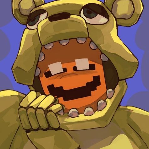 Fnaf Henry icon On Twitter, Orange, Twitter, Art