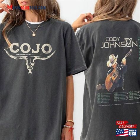 Cody Johnson Tour 2024 Shirt Country Music Cojo Unisex Concert Hoodie Classic Check more at https://musictourtees.com/product/cody-johnson-tour-2024-shirt-country-music-cojo-unisex-concert-hoodie-classic/ Cody Johnson Shirt, Concert Outfit Men, Concert Hoodie, Mom Fits, Cody Johnson, 2024 Wishlist, Iconic Album Covers, Shirt Designs For Men, Concert Tshirts