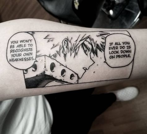 Jeffrey Abbott on Instagram: “Got to do this fun manga strip thanks @ashrosuhhh!  #animetattoo #mangatattoo #blackwork #blackworkers #blackworktattoo #mangatattoo…” Mangas Tattoo, Manga Tattoo, Cute Little Tattoos, Aesthetic Tattoo, Dope Tattoos, Little Tattoos, Anime Tattoos, Blackwork Tattoo, Piercing Tattoo