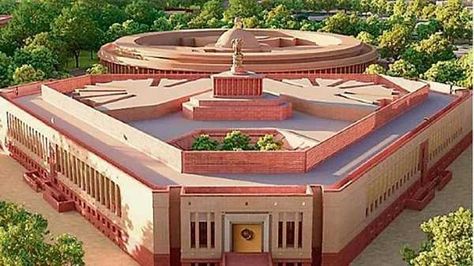 New Parliament House, New India, New Dawn Check more at https://news.ariftv.com/new-parliament-house-new-india-new-dawn/ Parliament Of India, Indian Constitution, Building Costs, Member Of Parliament, Class 8, Houses Of Parliament, Ganesh Chaturthi, Old Building, News India