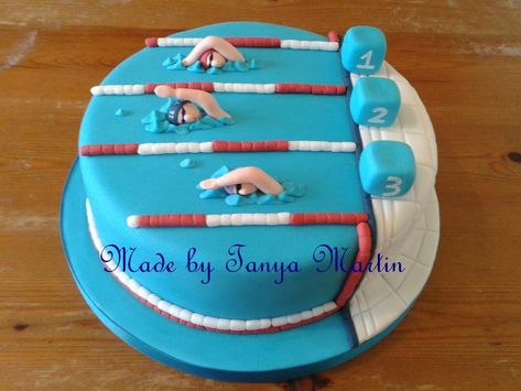 Swimmers Cake, Swim Cake, Swimming Birthday Cake, Swim Team Cake, Swim Theme Cake, Sport Birthday Cakes, Swimmer Birthday Cake, Swim Team Cake Ideas, Swimming Theme Cake