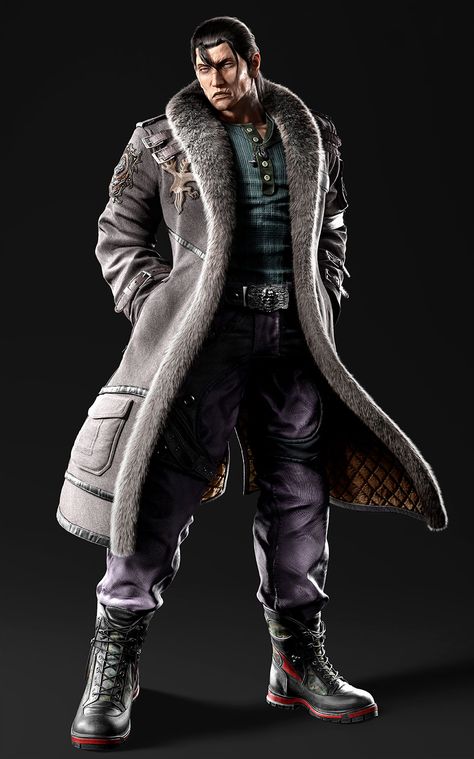 Sergei Dragunov, Tekken Characters, Gaming Convention, Street Fighter Tekken, Tekken 8, Tekken 7, Grey Coat, Video Game Art, Gamer Gifts