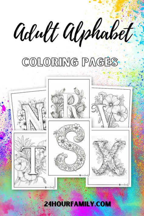 adult alphabet coloring pages free pdf printable Coloring Pages Alphabet, Teddy Bear Coloring Pages, Ballerina Coloring Pages, Elephant Coloring, Name Coloring Pages, Free Printable Alphabet, Coloring Letters, Geometric Coloring Pages, Elephant Coloring Page