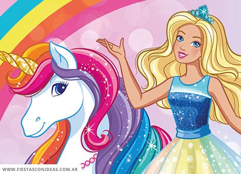 Free Barbie Birthday Invitation Barbie Birthday Invitation, Unicorn Barbie, Barbie Birthday Invitations, Barbie Invitations, Editable Birthday Cards, Unicorn Party Invites, Free Barbie, Barbie Printables, Barbie Drawing