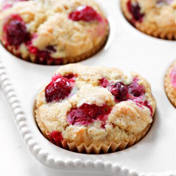 Paleo Muffin Recipes, Cranberry Orange Muffin Recipe, Orange Muffin Recipe, Cranberry Orange Muffins, Orange Muffins, Cranberry Muffins, Homemade Almond Milk, Cranberry Recipes, Cranberry Orange