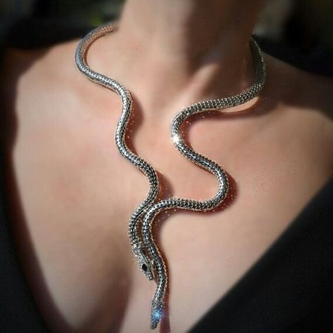 Gold Snake Bracelet Metal Mesh Bracelet Bangle Bracelet Animal | Etsy Snake Choker Necklace, Snake Necklace Silver, Silver Snake Bracelet, Slytherin Aesthetic, Fancy Necklace, Snake Jewelry, Snake Bracelet, Snake Necklace, Dope Jewelry