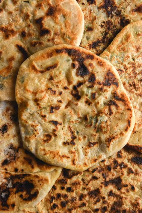 Gluten Free Paratha, Gluten Free Paratha Recipe, Gluten Free Indian Recipes, Gluten Free Yeast Free Bread, Roti Recipe Indian, Gluten Free Roti, Indian Sides, Gluten Free Flour Tortillas, Savoury Scones