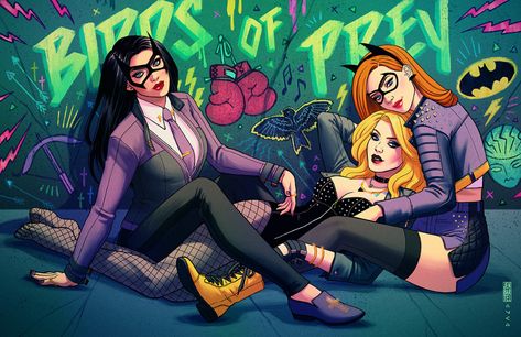 Jen Bartel, Lady Shiva, Batgirl And Robin, Batgirl Art, Gotham Girls, Famous Comics, Barbara Gordon, Red Robin, Damian Wayne