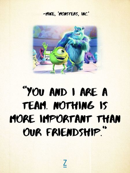 Monsters Inc Quotes, Pixar Movies Quotes, Disney Friendship Quotes, Best Friend Quotes Deep, Disney Friendship, Toy Story Quotes, Pixar Quotes, Quotes Distance, Truth Ideas