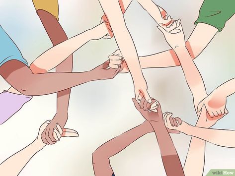 How to Play the Human Knot Game: 10 Steps (with Pictures) Cooperative Games For Kids, Human Knot Game, Girl Scouts Games, Human Knot, Trust Games, Healthy Competition, Scout Games, Skills For Kids, American Heritage Girls