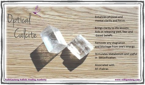 Optical Calcite Optical Calcite Meaning, Positivity Crystals, Spirituality Crystals, Witchy Crystals, Crystals Spirituality, Optical Calcite, Crystal Tips, Crystal Rocks, White Calcite