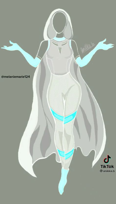 Ghost Superhero Oc, Hero Mask Design Female, Elemental Superhero Suit, Ghost Hero Costume, Superhero Suit Design Female White, Water Hero Costume, White Hero Suit, White Hero Costume, White Superhero Suit Female