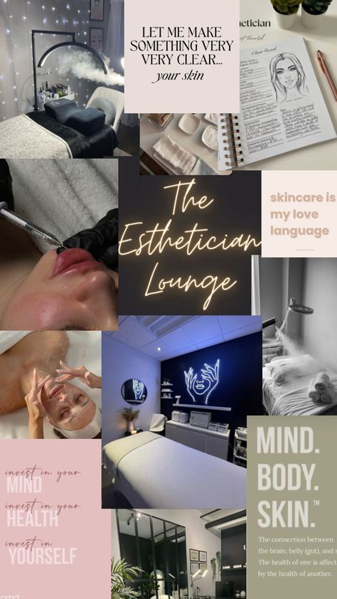 Spa Room Ideas Estheticians, Esthetician Inspiration, Becoming An Esthetician, Esthetician Quotes, Medical Esthetician, Esthetician School, Esthetician Room Decor, Beauty Careers, Esthetics Room