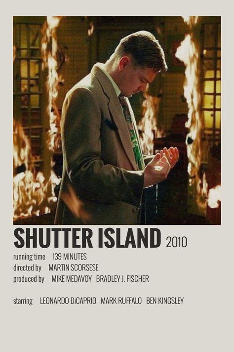 Shutter Island Poster, Movies Polaroid, Island Poster, Ben Kingsley, Shutter Island, Polaroid Poster, Mark Ruffalo, Martin Scorsese, Leonardo Dicaprio