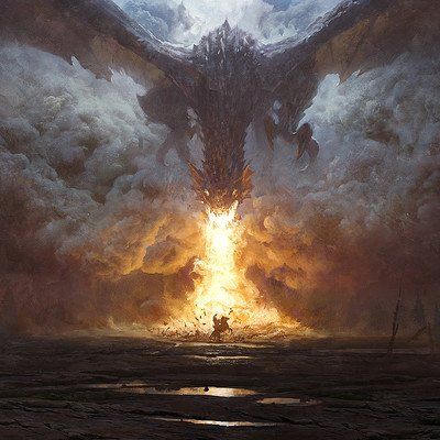 ArtStation - Greg Rutkowski Greg Rutkowski, Dragon Artwork Fantasy, Dragons Breath, Creature Artwork, Dragon Pictures, Demon Art, Dragon Artwork, Dragon Drawing, Fantasy Artist