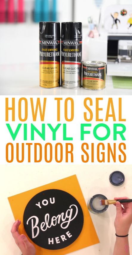 Outdoor Sign Ideas For Business, Cricut Outdoor Sign, How To Make Signs With Cricut, Sealing Vinyl On Wood, Wood And Vinyl Projects, How To Make Wood Signs With Cricut, Cricut Outdoor Signs, Signs To Make With Cricut, Cricut Wood Sign Ideas