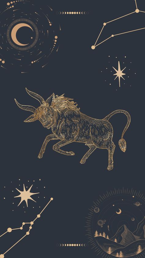 Taurus Art Wallpaper, Taurus Phone Wallpaper, Taurus Wallpaper Iphone, Taurus Wallpaper Aesthetic, Astrology Images, Capricorn Logo, Taurus Wallpaper, Taurus Aesthetic, Capricorn Symbol