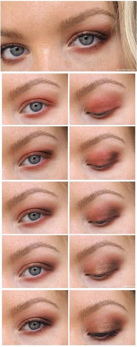 Deep set eyes makeup tricks. Seeing side by side the "do's" and the "don'ts" can be helpful in mastering your eyeshadow technique! Blue Eyes Make Up, Deep Set Eyes Makeup, Makeup For Hooded Eyelids, Eyeshadow Techniques, Brown Eye Makeup Tutorial, Eyeshadow For Hooded Eyes, Deep Set Eyes, Make Up Tutorials, Dark Eyeshadow