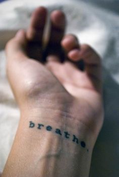 A small wrist tattoo that sparked my interest in tattoos One Word Tattoo, Wörter Tattoos, One Word Tattoos, Timeless Tattoo, Wrist Tattoos For Guys, Small Wrist Tattoos, Tattoo Life, Little Tattoos, Word Tattoos