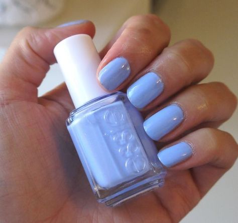 Essie Bikini So Teeny Essie Nail Polish Colors, Stars Nails, Gel Nails Long, Polish Style, Nail Polish Colors Summer, Essie Nail Colors, Summer Gel Nails, Fingernail Designs, Blue Nail