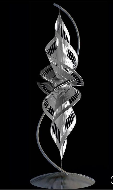 3d Tiskárna, Sky City, Modern Art Sculpture, Paper Architecture, Digital Sculpture, Geometric Sculpture, Kinetic Art, Kinetic Sculpture, Modern Sculpture