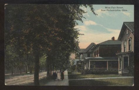 One House’s Story: The Walton Family (no, not them) – Noel B. Poirier Chickasha Oklahoma, Belleville Illinois, Walton House, East River, Greek Revival, Birds Eye View, Historical Society, Street Scenes, Vintage Postcard