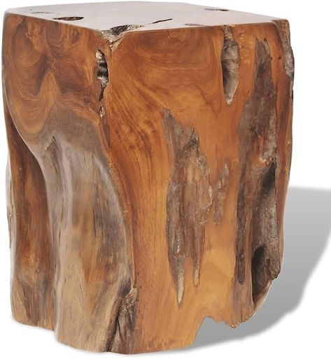 vidaXL Solid Teak Wood Stool Seat/Footrest/Side Table Furniture Home Décor : Amazon.co.uk: Home & Kitchen Trunk Furniture, Wood Stools, Saint Augustine, Master Bed, Mountain Home, Nesting Tables, Teak Wood, Western Wear, Wood Working