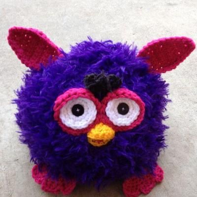 Furby Pattern, Crochet Character Hats, Novelty Yarn, Crochet Beanie Pattern, Beanie Pattern, Crochet Baby Hats, Crochet Beanie, Hey There, Crochet Patterns Amigurumi