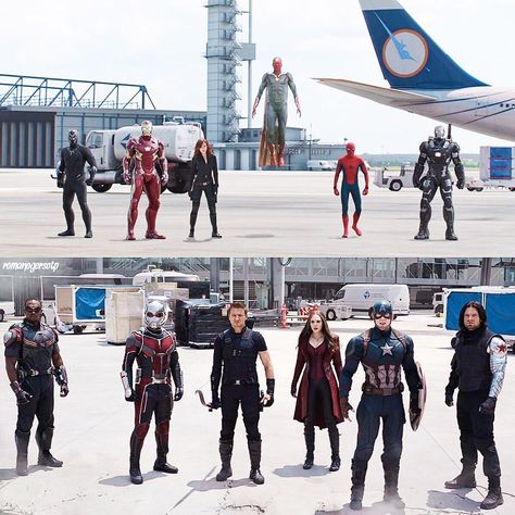 if you thought Civil War was intense, imagine how Infinity War will end :)) who’s your favourite character out of the people in this edit? Civil Wars Avengers, Civil Wars, Marvel Entertainment, Age Of Ultron, Bucky Barnes, Scarlet Witch, Winter Soldier, Marvel Studios, Marvel Characters