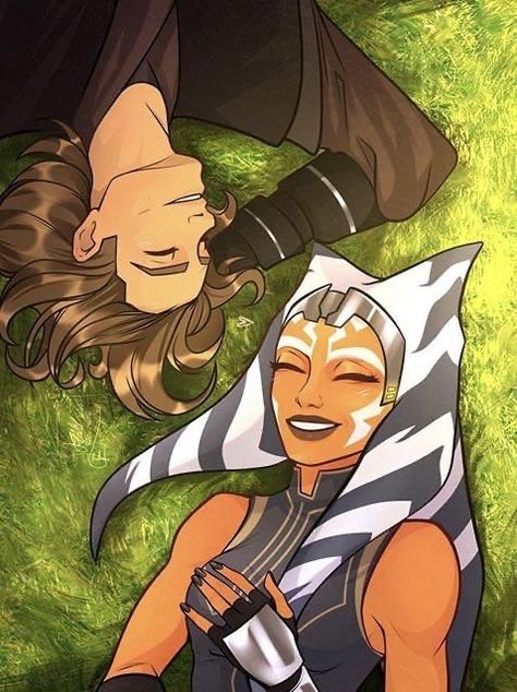 Ahsoka Anakin, Light Side Of The Force, Anakin X Ahsoka, Anakin Vader, Star Wars Anakin, Star Wars Ahsoka, Jedi Order, Star Wars Jokes, Star Wars Drawings