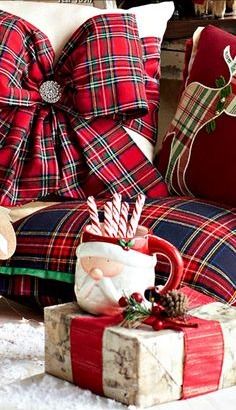 Tartan Plaid Christmas, Tartan Christmas, Comfort And Joy, Plaid Christmas, Tartan Plaid, Red Plaid, 4th Of July Wreath, Wonderful Time, Tartan