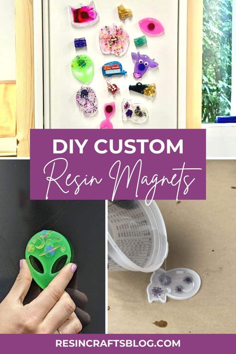 customized epoxy resin magnets via @resincraftsblog Diy Resin Magnets, Photo Magnets Diy, Resin Magnets, Resin Inspiration, Diy Xmas Gifts, Diy Resin Projects, Glitter Flowers, Resin Ideas, Resin Projects