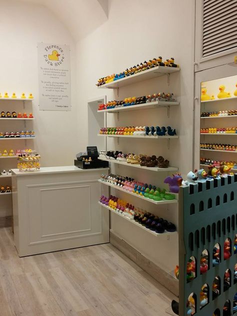 This International Store Chain Only Sells Rubber Ducks Duck Collection, Duck Call Display Shelf, Rubber Duck Collection Display, Rubber Duck Themed Bathroom, Duck Dress, Bathtub Toys, Rubber Ducky Collection, Duck Art, Clear Card