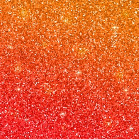 Glitter background with orange red color... | Premium Vector #Freepik #vector #background #pattern #abstract #texture Image Orange, Red Glitter Background, Gold Glitter Background, Sparkles Background, Glitter Frame, Orange Glitter, Red Sparkle, Color Gradient, Heart Frame