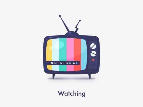 Watching no signal sketch color tv television illustration icon Television Drawing Illustration, Watching Tv Art, Tv Sketch, Tv Illustration, Television Art, No Tv, No Signal, Tv Icon, Doodle Illustration