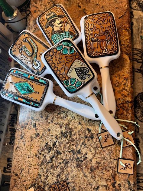 Leather Work Designs, Tooled Leather Patch, Beginner Leather Tooling, Leather Work Patterns, Custom Leather Belts Western, Tooling Leather For Beginners, Western Tooled Leather Patterns, Leather Tooling Projects, Tooled Leather Projects