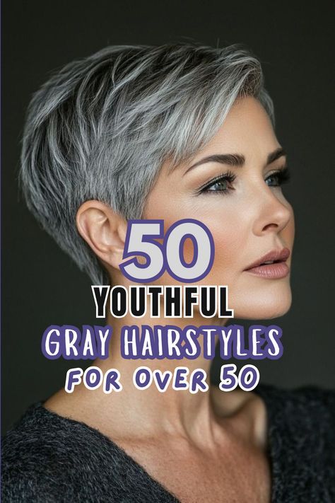 #StyleImprovement #FashionPolish #SmartStylingTips* #StyleUpgrades #ChicCorrections #DressWithPurpose #RefinedFashionSense #StyleGuidance #TimelessFashionTips Trendy Short Grey Hairstyles, Senior Ladies Hairstyles, Grey Hair Haircuts Over 50, Gray Hair And Glasses, Layered Bob Grey Hair, Short Hairstyles For Grey Hair, Short Gray Bob Hairstyles Over 50, Short Gray Hairstyle Women, Short Hair Styles For Grey Hair