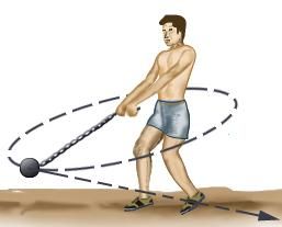 Uniform Circular Motion is the movement of an object at a constant speed around a circle with a fixed radius, as shown by the ball in this diagram. (Chapter 6) Uniform Circular Motion Physics, Motion Physics, Physics Lessons, Body Movement, Circular Motion, The Movement, A Circle, School Stuff, Physics