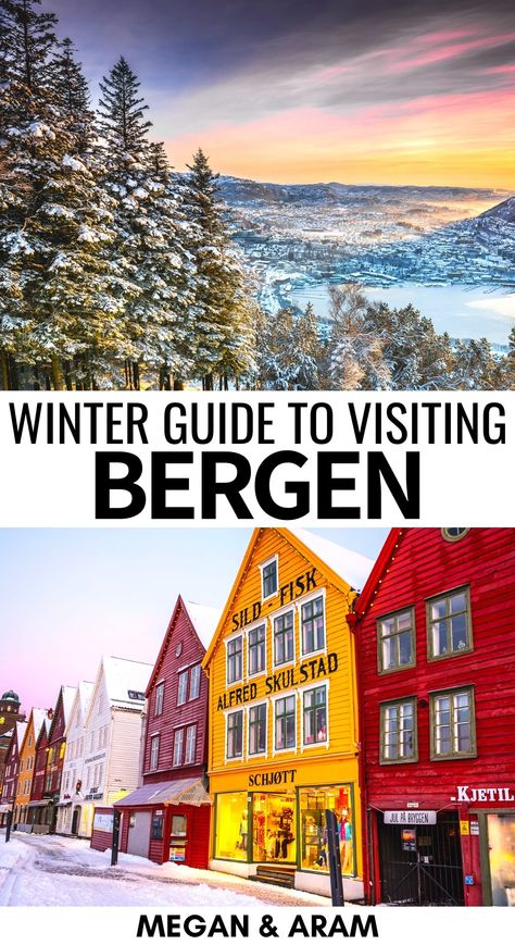 Bergen Norway Winter, Bergen Winter, Christmas In Norway, Things To Do During Winter, Winter In Norway, Western Norway, Winter Norway, Norway Bergen, Norway Christmas