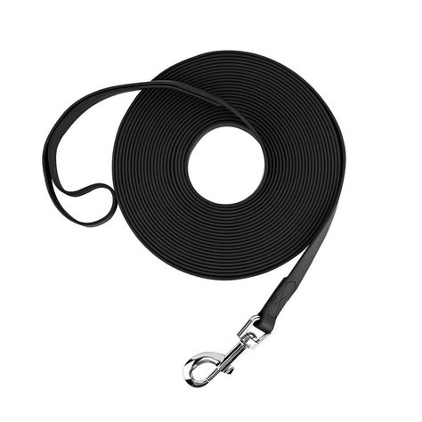 Waterproof Dog Long Leash Durable Training Leash Great for Outdoor Hiking, Training, Yard, Beach and Swimming (Black, 10ft) Training Leash For Dog, Loose Leash Walking Training, Big Dog Leash, Training Your Dog To Walk On A Leash, Dog Recall, Dog Recall Training, German Shepherd Training, K9 Training, Leash Reactive Dog Training