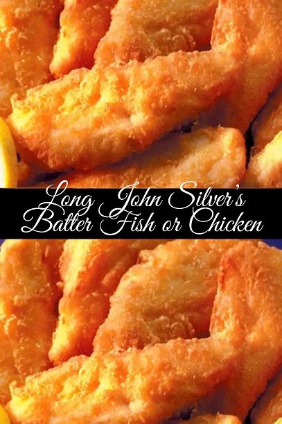 Long John Silver’s Batter Fish or Chicken recipe Silver Fish Recipe, Beer Battered Fish Recipes, Hawaii Fish, Fish Batter, Gameday Food, Fish Batter Recipe, Fish Breading, Deep Fried Fish, Deep Fried Recipes