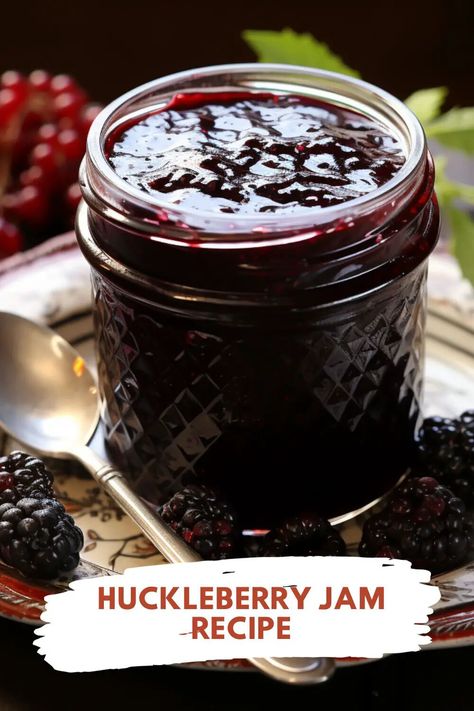 Huckleberry Jam Recipe – Hungarian Chef Huckleberry Habanero Jam, Canned Huckleberry Jam, Huckleberry Canning Recipes, Huckleberry Freezer Jam Recipe, Huckleberry Jam Recipe Canning, Huckleberry Jelly Recipe, Fresh Huckleberry Recipes, Huckleberry Syrup Recipe, Huckleberry Jam Recipe