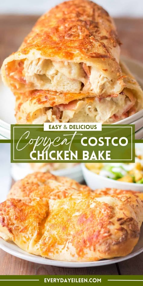 Voila Garlic Chicken Copycat, Recipes With Already Cooked Chicken, Easy Copycat Dinner Recipes, Copycat Dinner Ideas, Homemade Chicken Bake Costco, Handheld Meals Dinners, Chicken Quasidia Recipes, Easy Handheld Lunches, Copycat Casserole Recipes