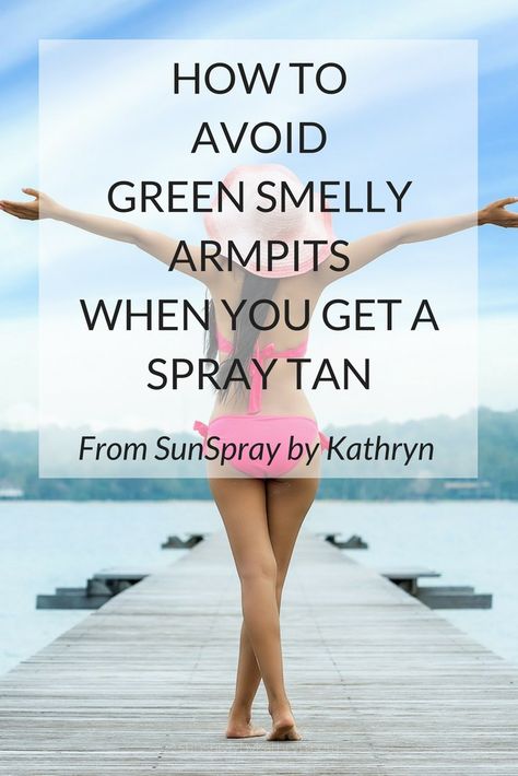 Don't mess up your sunless tan with the wrong deodorant. Spray tan tips from veteran spray tan artist Kathryn. Spray Tan Artist Headshots, Spray Tan Colors, Spray Tan Contouring, Light Spray Tan, Spray Tan Prep, Spray Tan Room, Spray Tan Artist, Smelly Armpits, Tan Tips