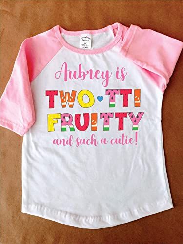 Twotti Fruity, Tutti Frutti Birthday Party, Peter Rabbit Birthday, Summer Party Themes, 2nd Birthday Gifts, 2nd Birthday Shirt, 2nd Birthday Party Themes, Custom T Shirt Printing, Summer Birthday