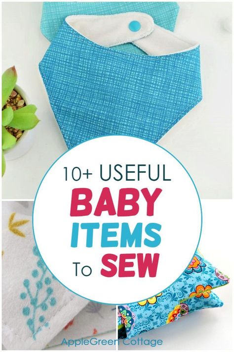 Baby Items To Sew, Things To Sew For Baby, Sew For Baby, Burp Cloth Patterns, Things To Sew, Beginner Sewing Patterns, Cute Sewing Projects, Shoes Diy, Trendy Sewing