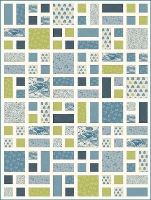 Quilt Inspiration: Free Pattern Day: Scrap quilts! (pt 2) Patchwork Quilt Bedroom, Quilt Bedroom, Panel Quilt Patterns, Stained Glass Quilt, Layer Cake Quilts, Quilt Pattern Download, Quick Quilt, Fat Quarter Quilt, Scrap Quilt Patterns