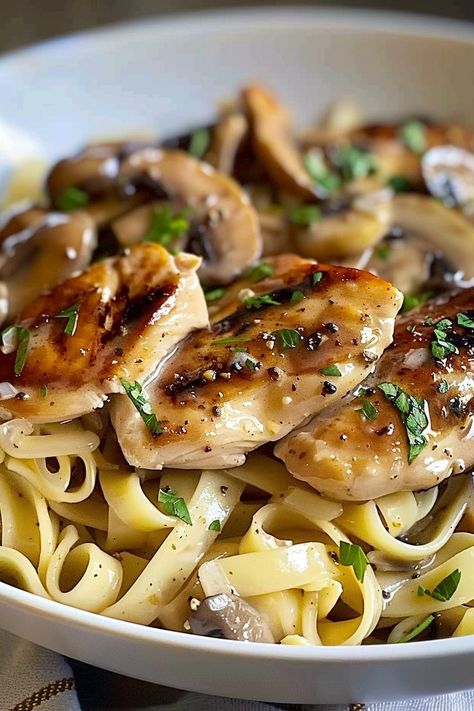 Buttered Noodles with Chicken - An Organized Chaos Butter Noodles And Chicken, Chicken With Buttered Noodles, Buttered Pasta, Buttery Noodles, Chicken Cubes, Best Chicken Dishes, Chicken Marsala Recipe, Noodles With Chicken, Marsala Recipe